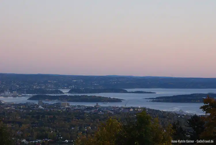 Blick vom Holmenkollen Blick vom Holmenkollen