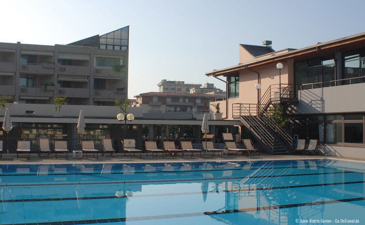 Poollandschaft im Hotel Dune