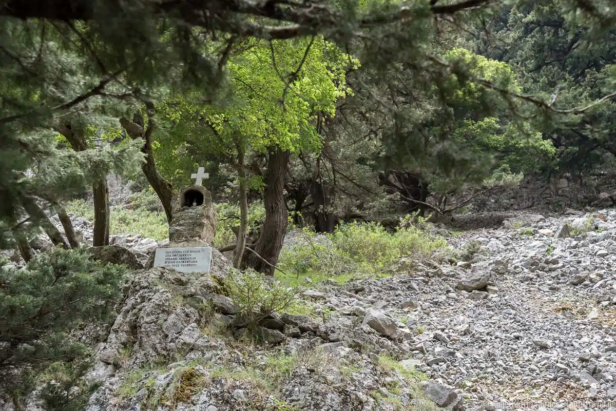 Zeugen der Vergangenheit in der Imbros-Schlucht Zeugen der Vergangenheit in der Imbros-Schlucht