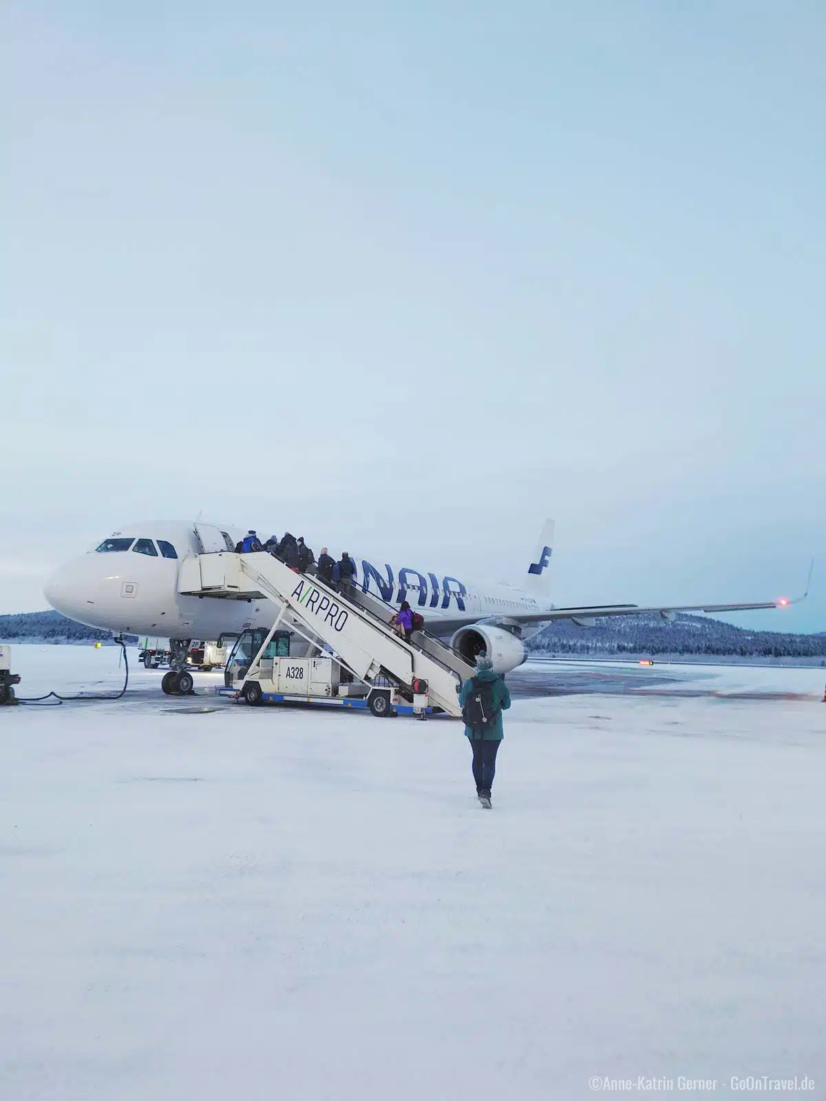 Der Flughafen von Ivalo kommt mit Eis und Schnee sehr gut zurecht Der Flughafen von Ivalo kommt mit Eis und Schnee sehr gut zurecht