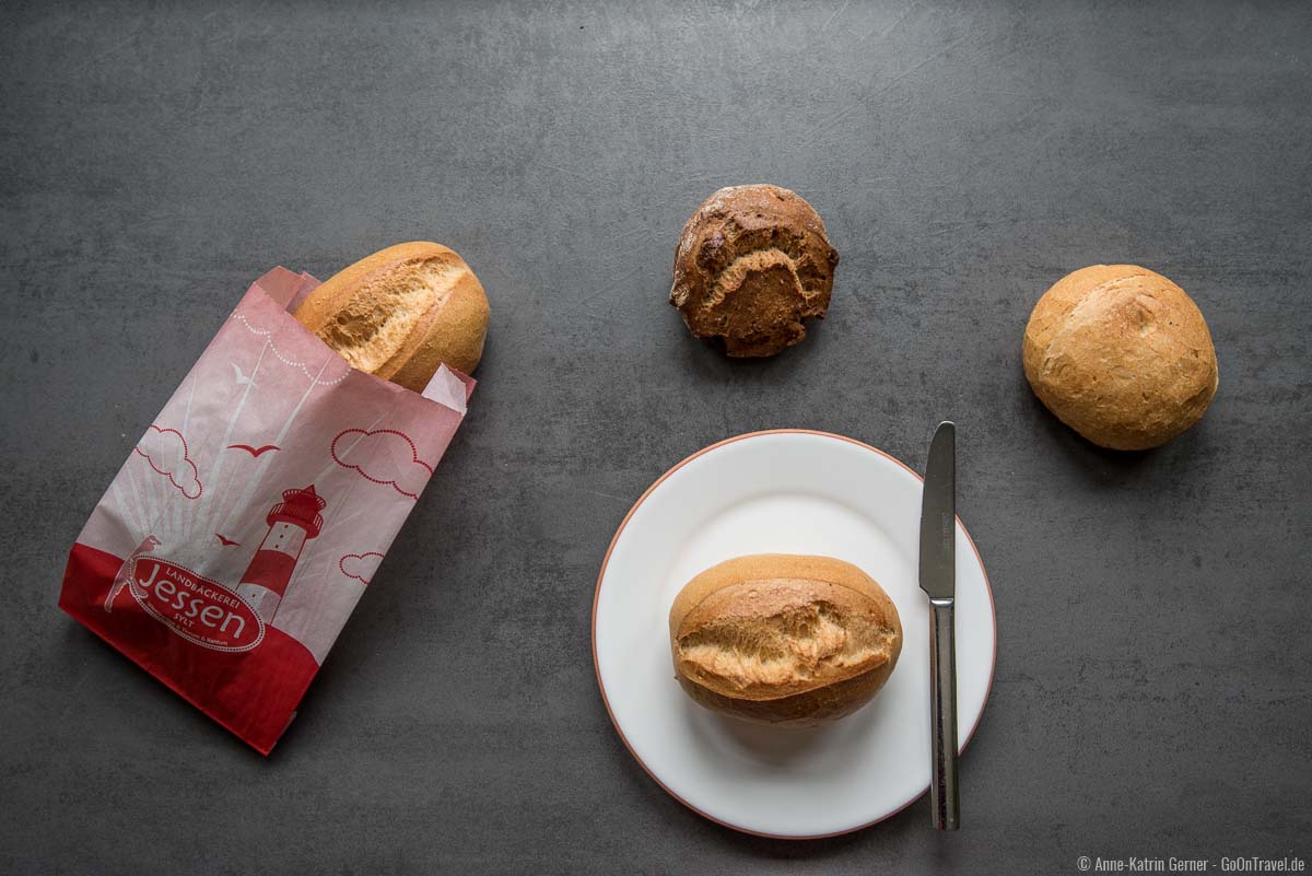 Schrippen, Einfache und Walnussknacker von der Landbäckerei Jessen