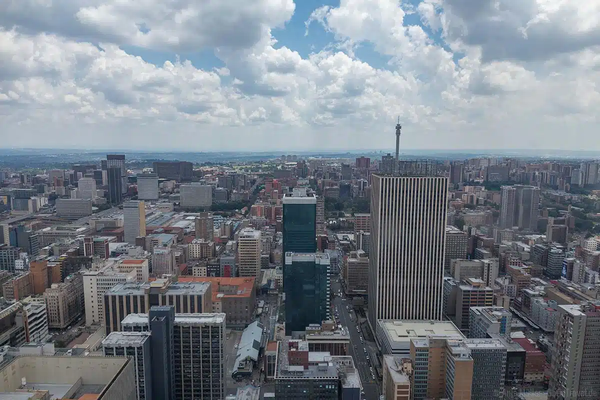 Blick auf Johannesburg Blick auf Johannesburg