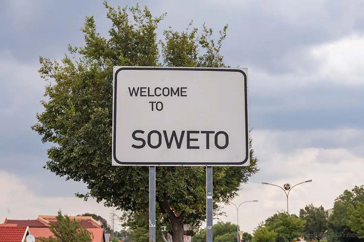 Der Eingang nach SOWETO Der Eingang nach SOWETO