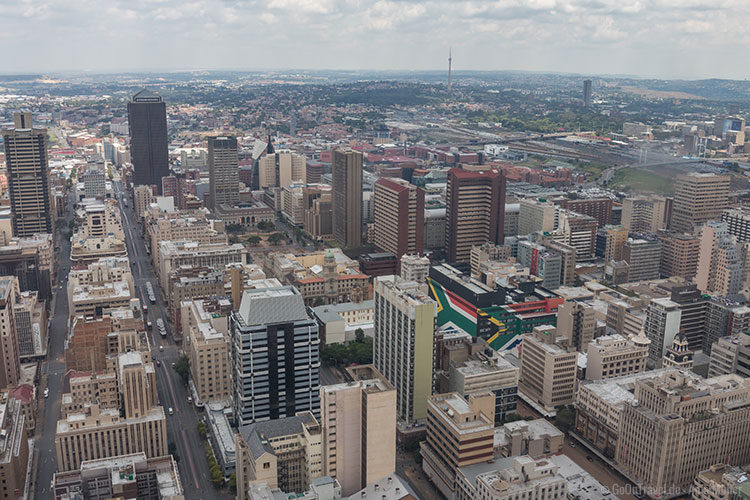 Johannesburg von oben Johannesburg von oben