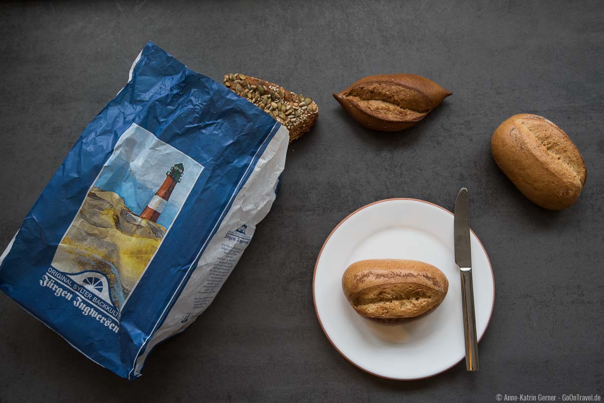 Schrippen, Landbrötchen und Laugenhappen mit Sonnenblumenkernen von Ingwersen aus Morsum