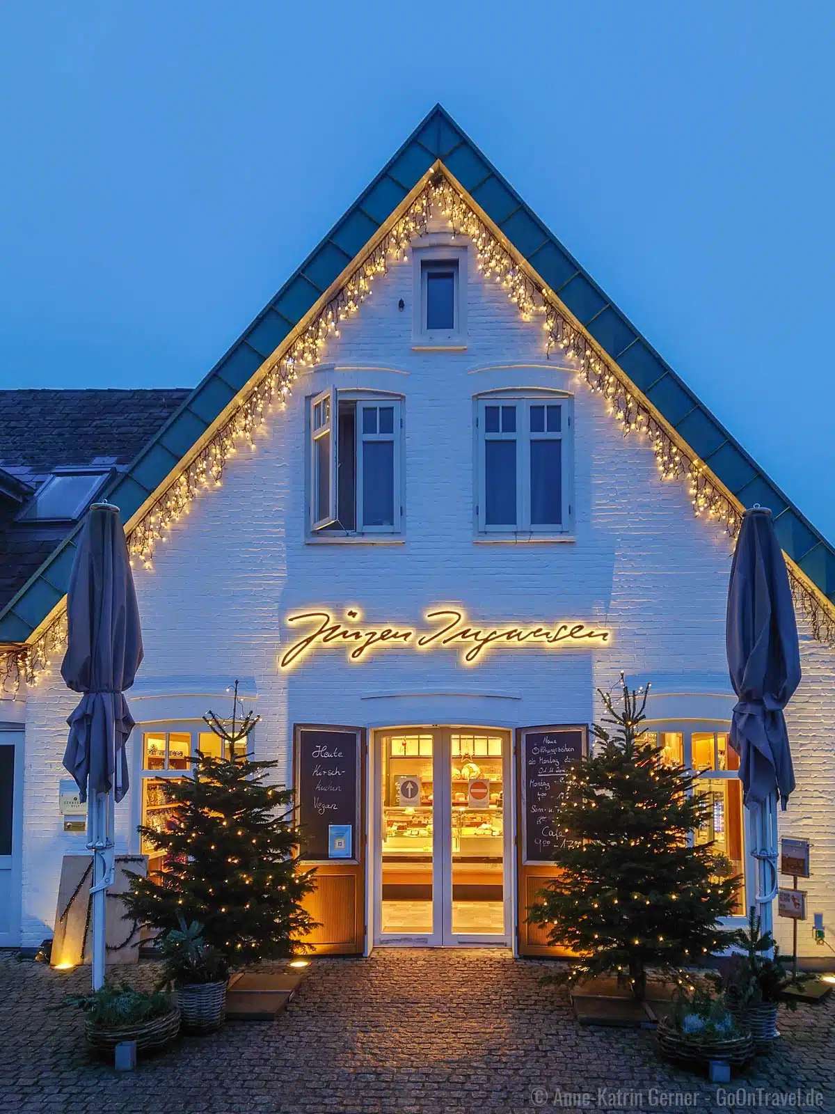 Café Jürgen Ingwersen weihnachtlich geschmückt Café Jürgen Ingwersen weihnachtlich geschmückt