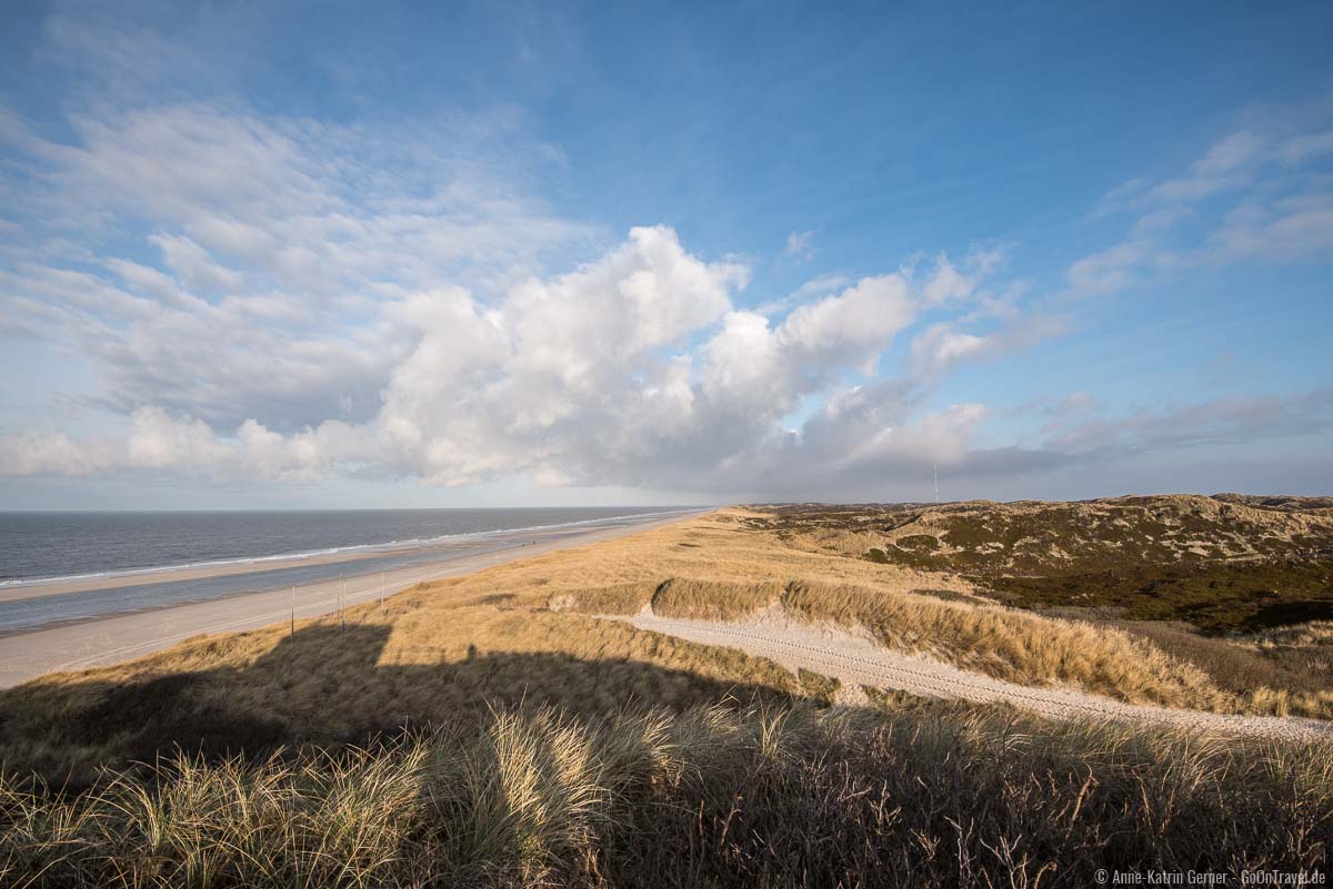 Ausblick vom Strandaufgang K4 vor Hörnum Ausblick vom Strandaufgang K4 vor Hörnum