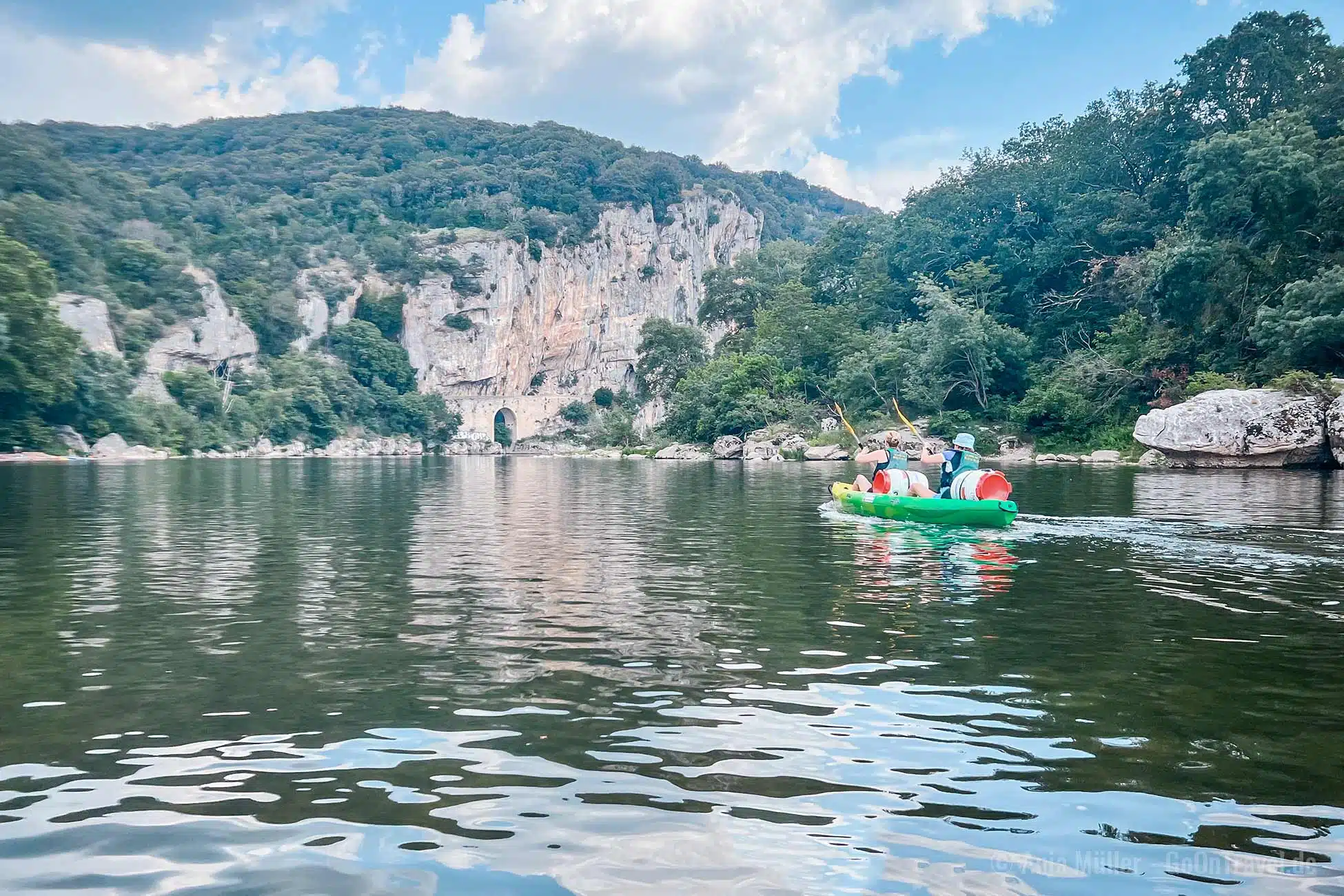 Die Ardèche Schlucht ist offiziell geschütztes Naturschutzgebiet