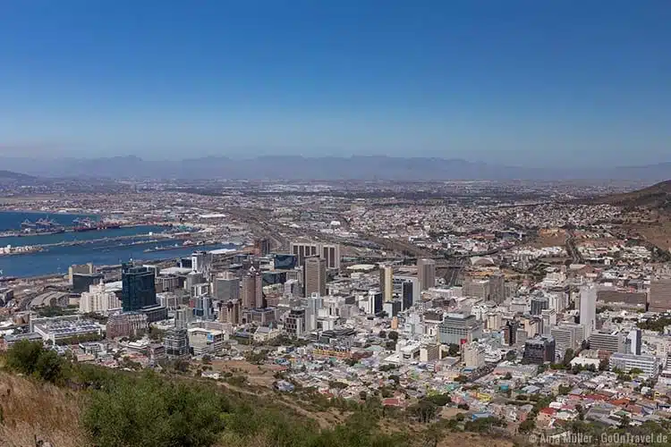 Blick auf Kapstadt vom Signal Hill Blick auf Kapstadt vom Signal Hill