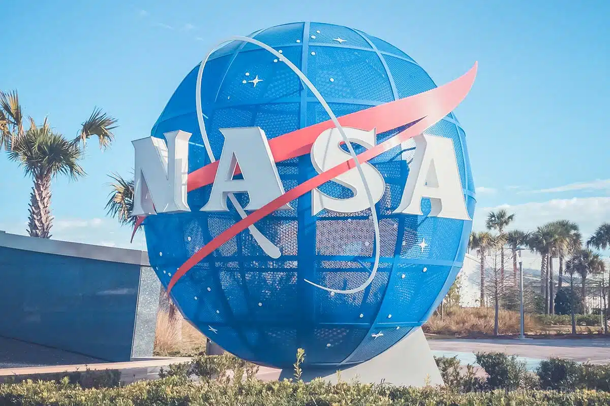 Eingang des Kennedy Space Center Eingang des Kennedy Space Center