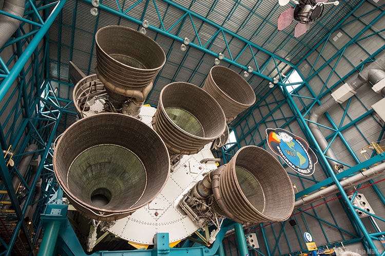 Das Triebwerk der SATURN V Rakete