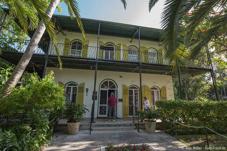 Außenansicht auf das Ernest Hemingway Haus Außenansicht auf das Ernest Hemingway Haus