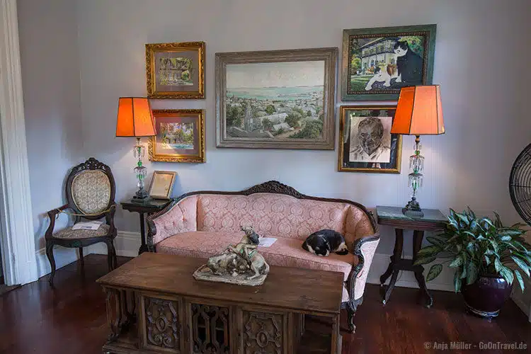 Wohnzimmer im Ernest Hemingway Haus Wohnzimmer im Ernest Hemingway Haus