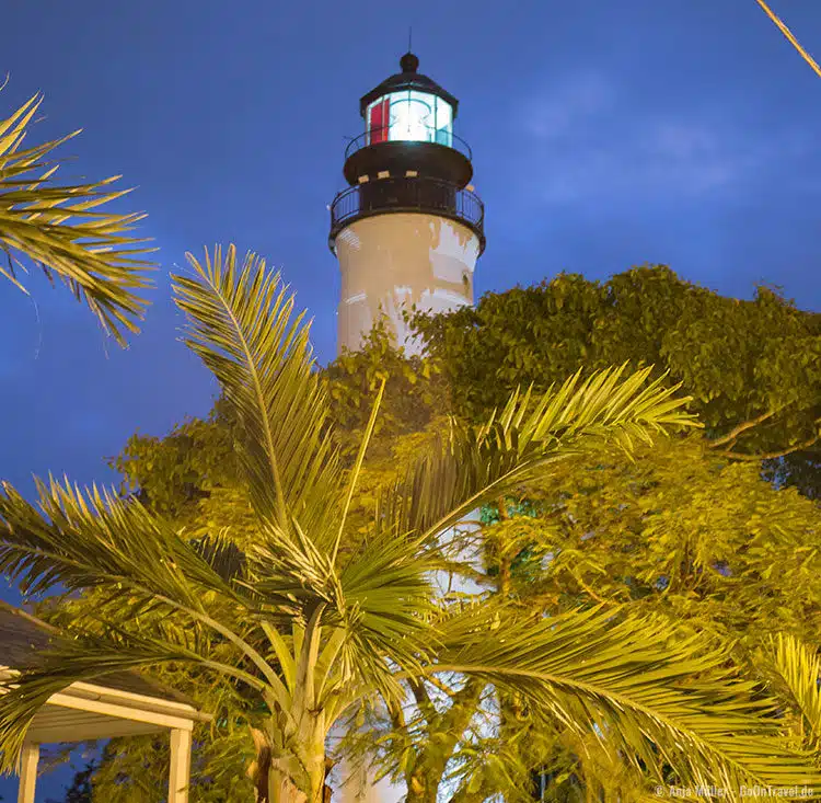 Leuchtturm in Key West am Abend