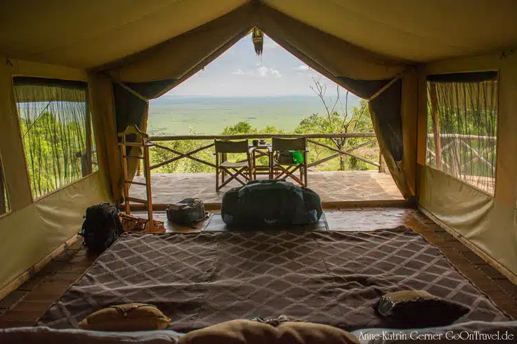 Zelt im Kilima Camp Maasai Mara