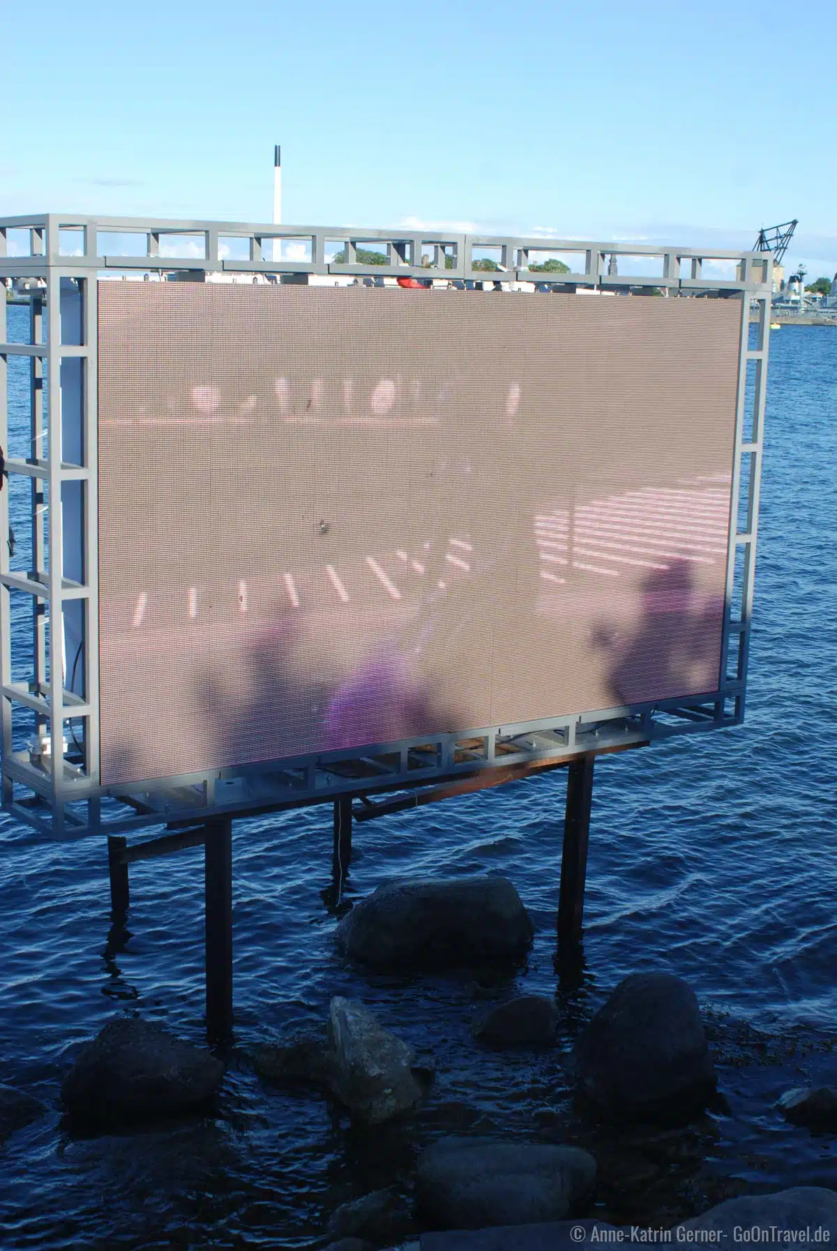Zur EXPO 2010 saß die kleine Meerjungfrau nur virtuell in Kopenhagen