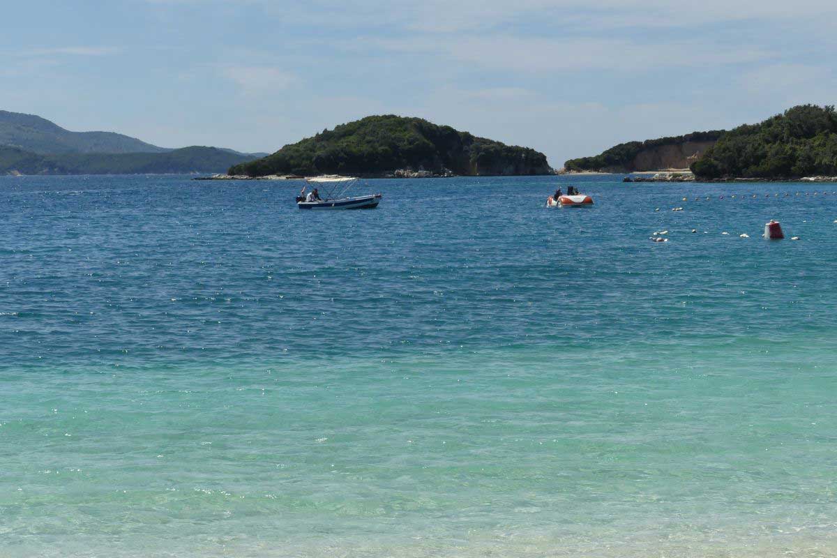 Ksamil Strand in Albanien