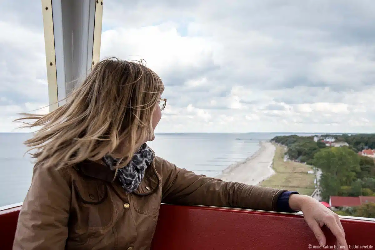 Ein Blick aus dem Riesenrad aus 60 m Höhe über Kühlungsborn Ein Blick aus dem Riesenrad aus 60 m Höhe über Kühlungsborn
