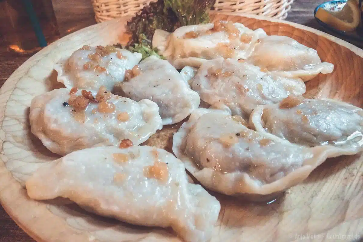 Piroggen im Kurna Chata Piroggen im Kurna Chata