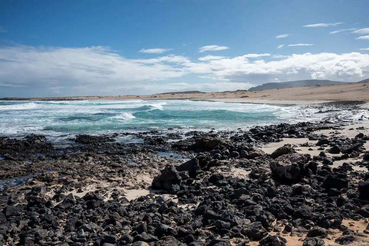 Playa Lambra im Nordwesten von La Graciosa Playa Lambra im Nordwesten von La Graciosa