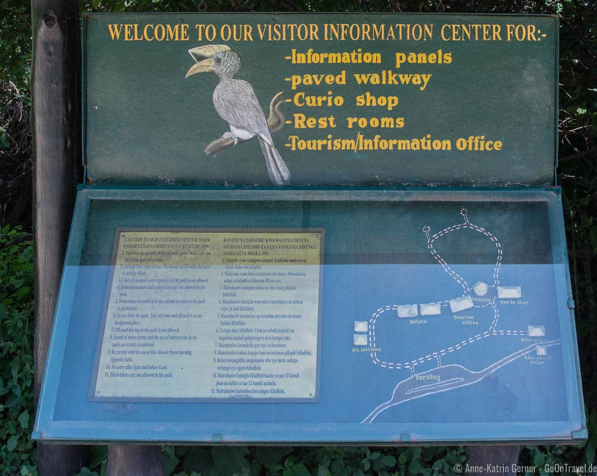 Info Center am Parkeingang Info Center am Parkeingang