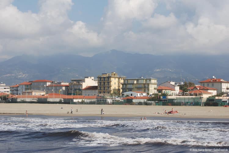 Blick auf Lido di Camaiore