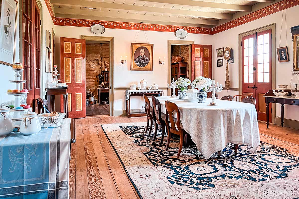 Esszimmer im Herrenhaus Esszimmer im Herrenhaus