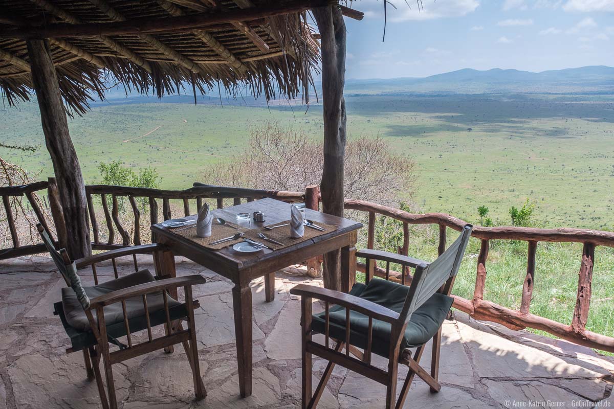 Lunch time in der Lions Bluff Lodge