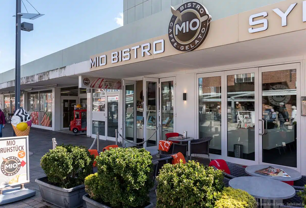 Eiscafé MIO mit Straßenverkauf in Westerland Eiscafé MIO mit Straßenverkauf in Westerland