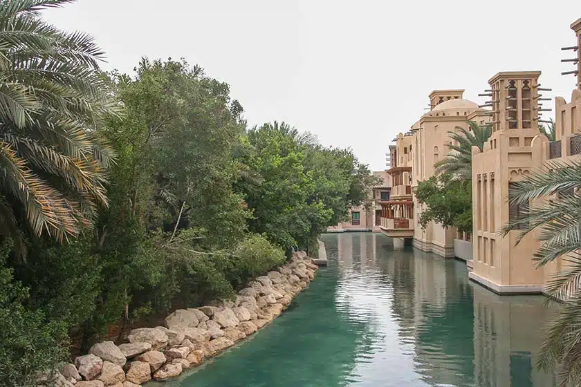 Wasserweg in der Madinat Jumeirah Wasserweg in der Madinat Jumeirah