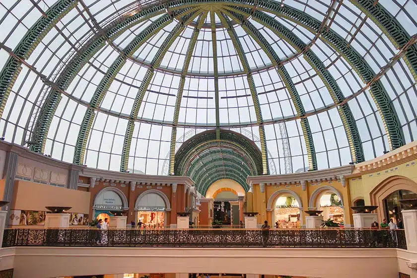 Kuppeldach in der Mall of the Emirates Kuppeldach in der Mall of the Emirates
