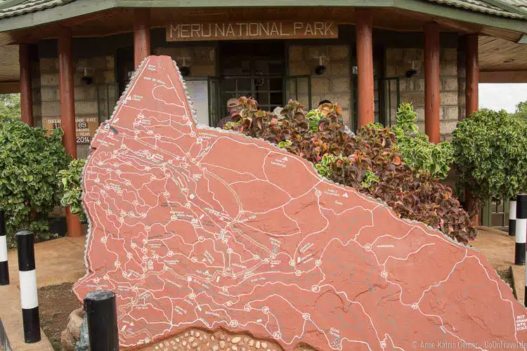 Gate zum Meru Nationalpark Gate zum Meru Nationalpark