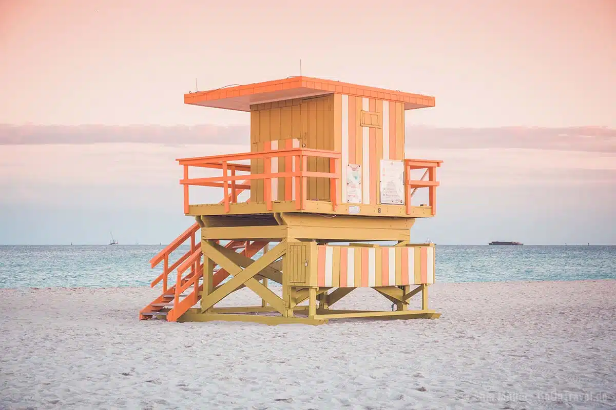 Miami Beach zum Sonnenuntergang Miami Beach zum Sonnenuntergang