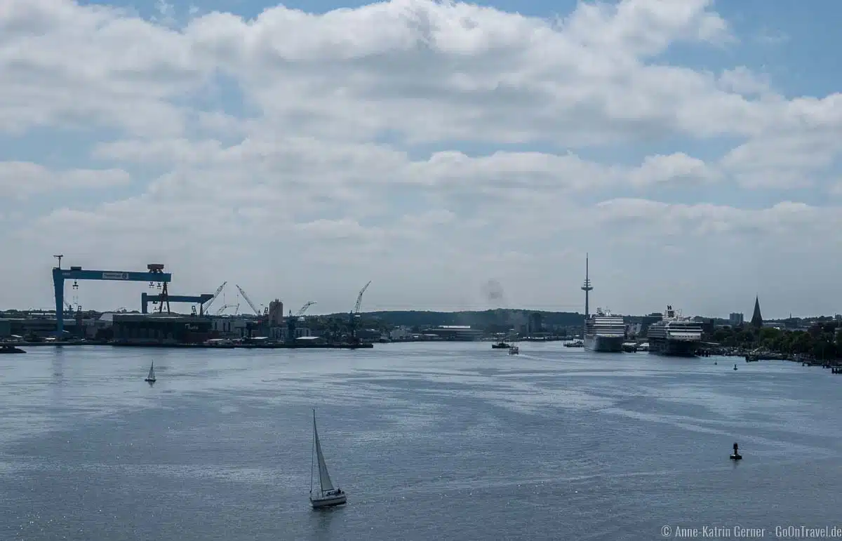 Abfahrt aus Kiel Abfahrt aus Kiel