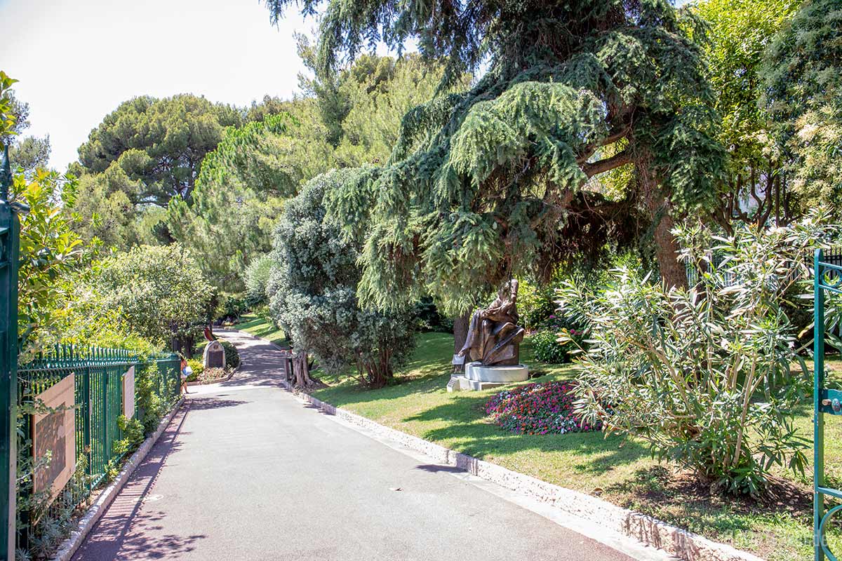 Eingang zum Jardins Saint-Martin