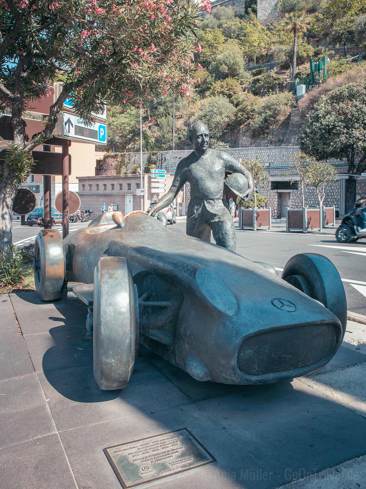 Statue von Juan Manuel Fangio