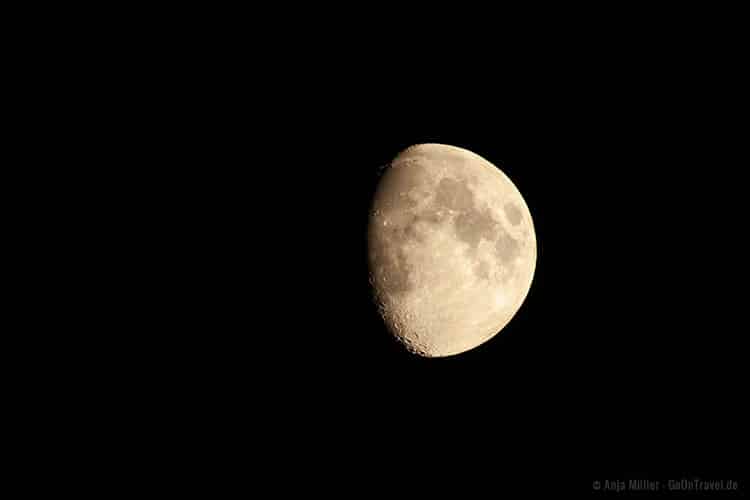Ein Halbmond kann genauso spannend wirken: 1/200 Sekunden, f/5,6, ISO 800, 300 mm Ein Halbmond kann genauso spannend wirken: 1/200 Sekunden, f/5,6, ISO 800, 300 mm