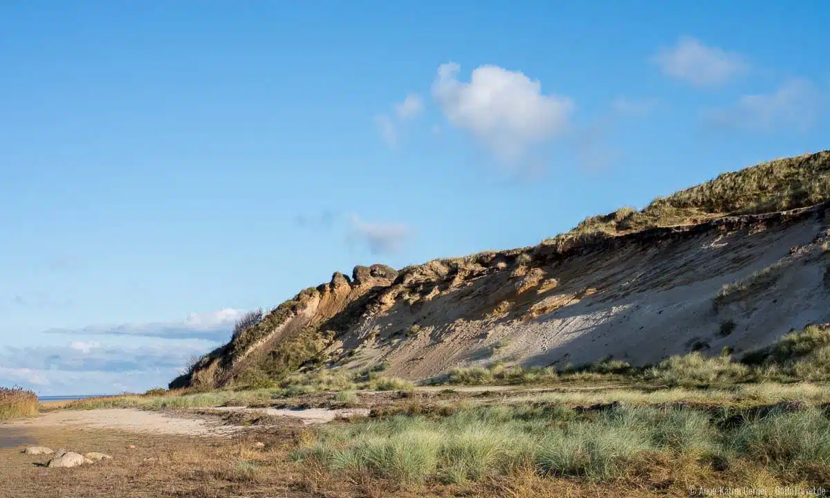 Morsum Kliff unterhalb des Wanderweges Morsum Kliff unterhalb des Wanderweges