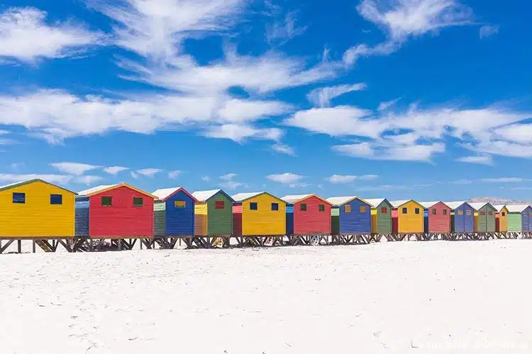 Die bunten Strandhäuser von Muizenberg Die bunten Strandhäuser von Muizenberg