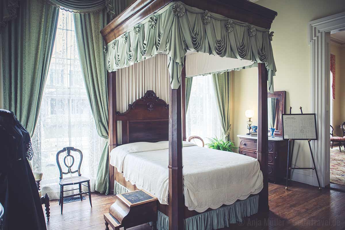 Ehemaliges Schlafzimmer im Magnolia Hall Ehemaliges Schlafzimmer im Magnolia Hall
