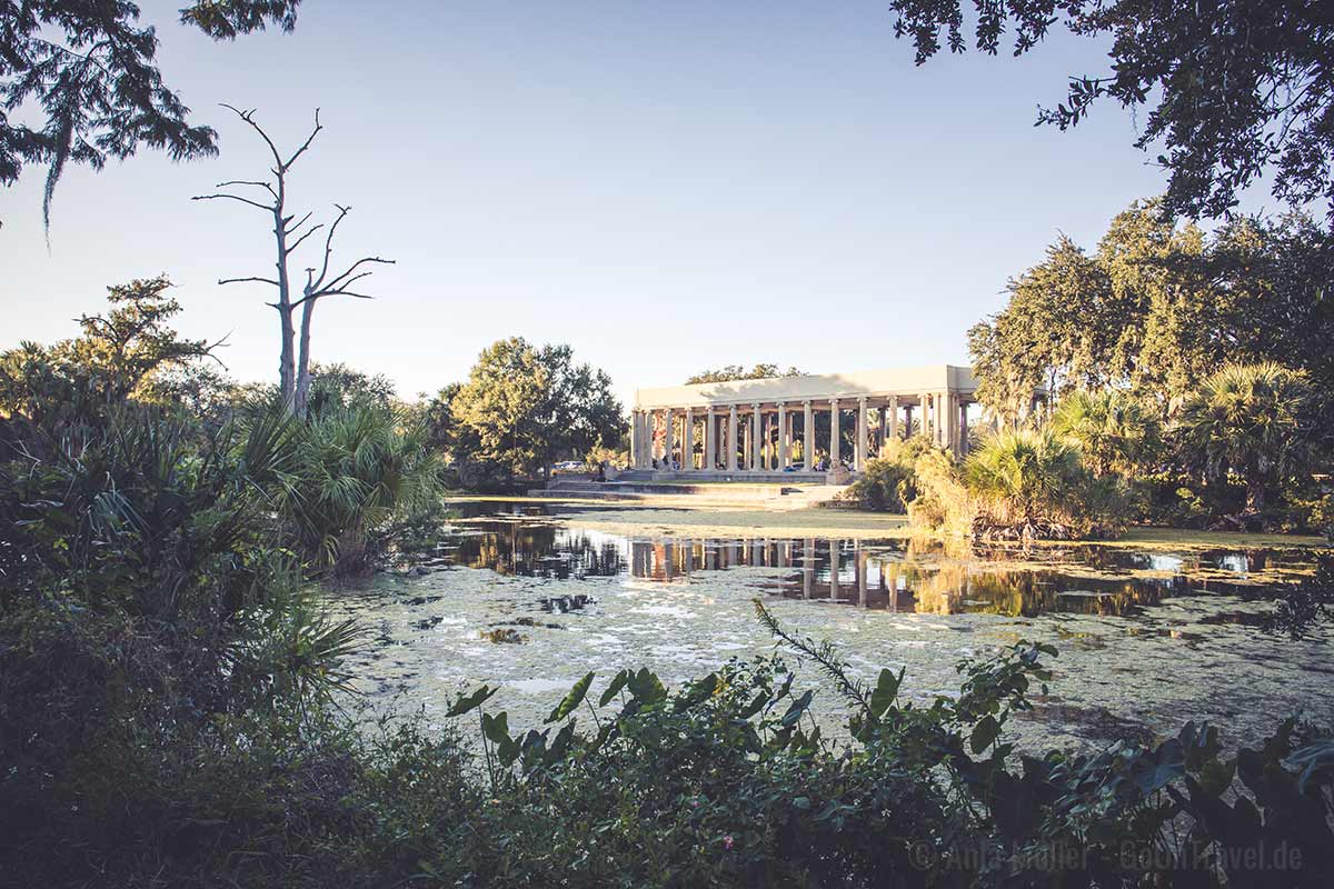 Der City Park von New Orleans ist 5,3 Quadratkilometern groß. Der City Park von New Orleans ist 5,3 Quadratkilometern groß.