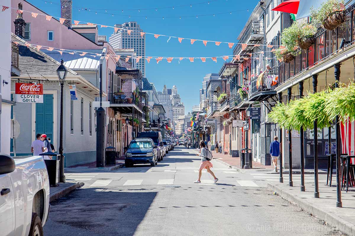 Bourbon Street am Tag Bourbon Street am Tag
