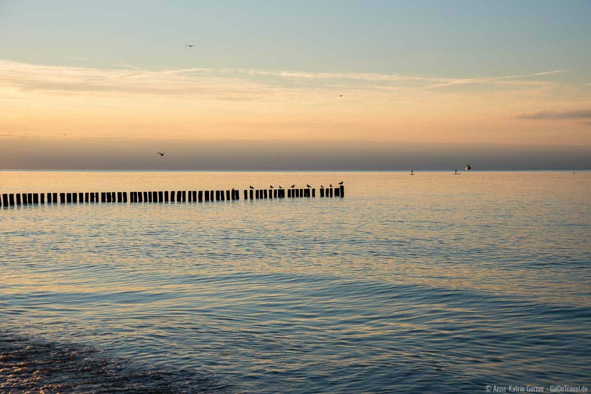 Abendstimmung am Strand von Nienhagen Abendstimmung am Strand von Nienhagen