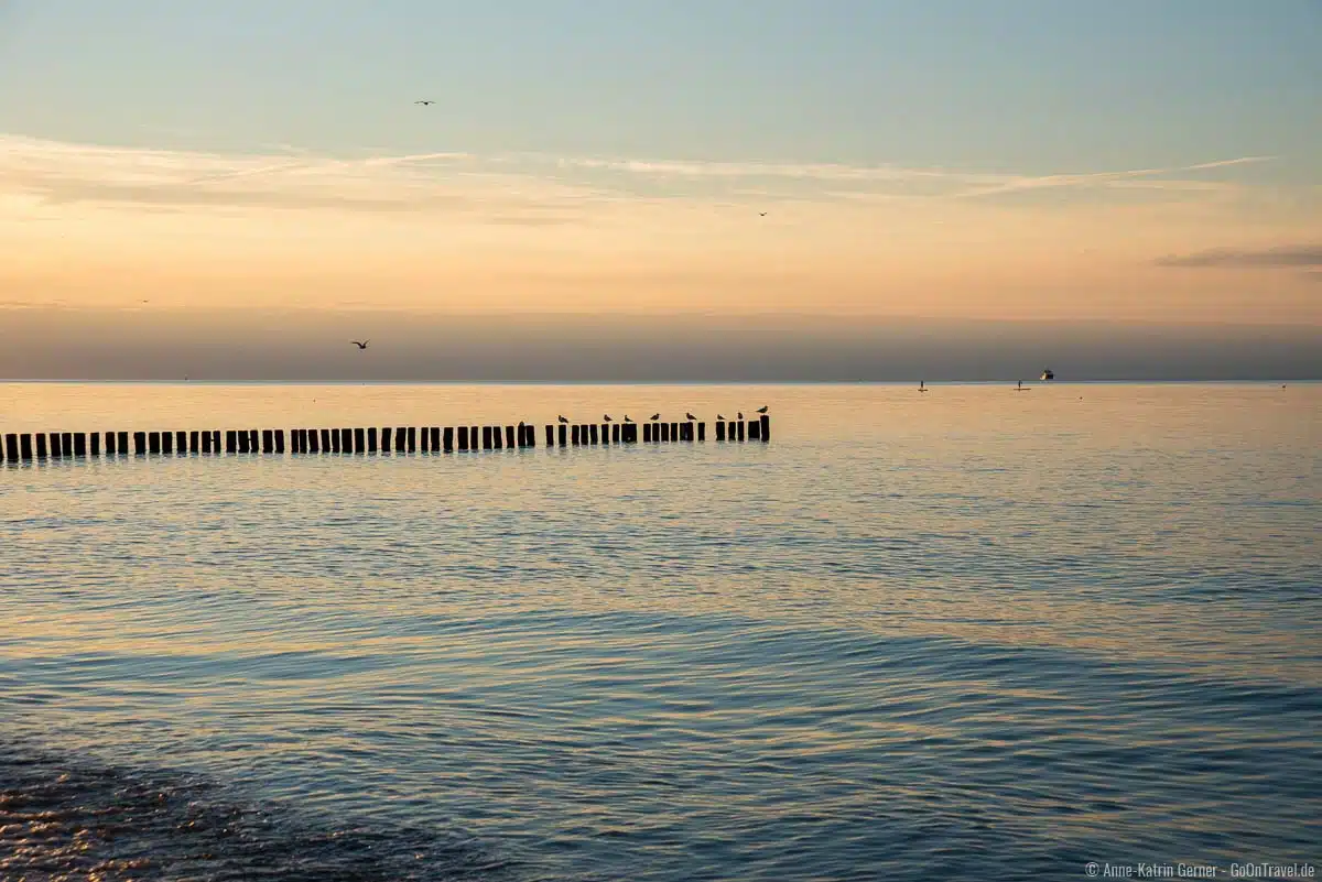 Abendstimmung am Strand von Nienhagen Abendstimmung am Strand von Nienhagen