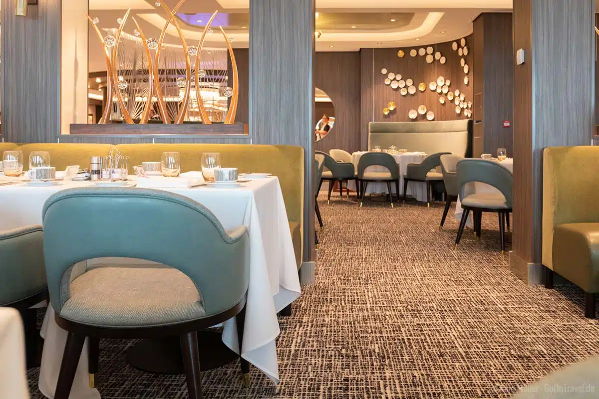 Savor Restaurant auf der Norwegian Encore Savor Restaurant auf der Norwegian Encore