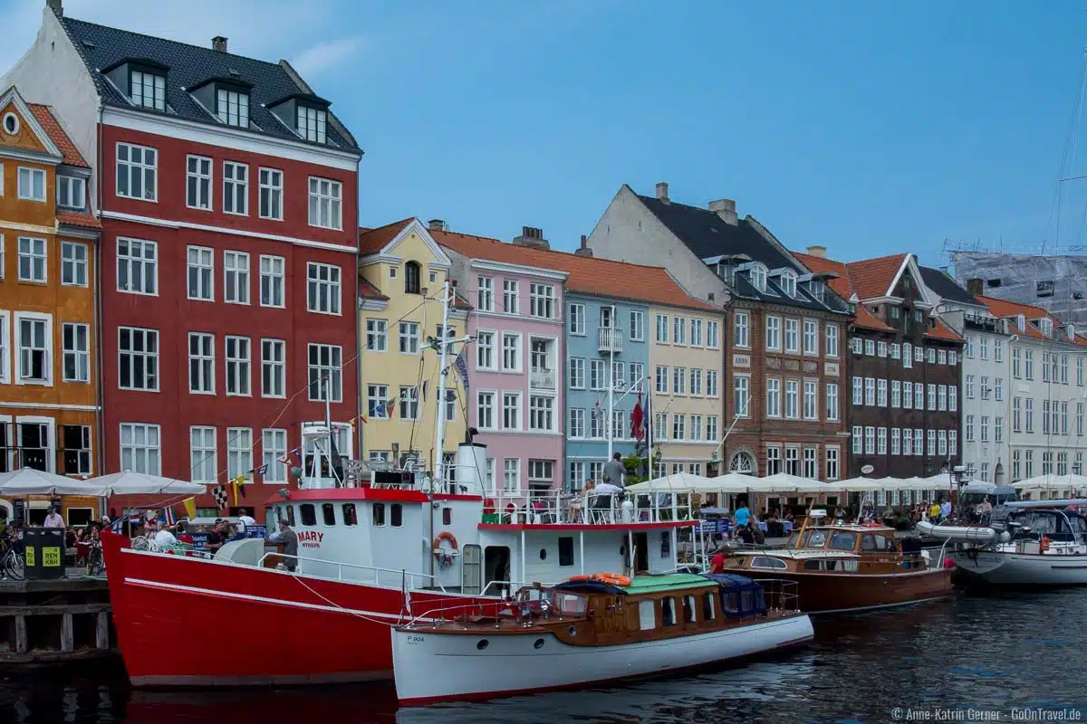 Die farbenfrohen Häuser von Nyhavn. Die farbenfrohen Häuser von Nyhavn.