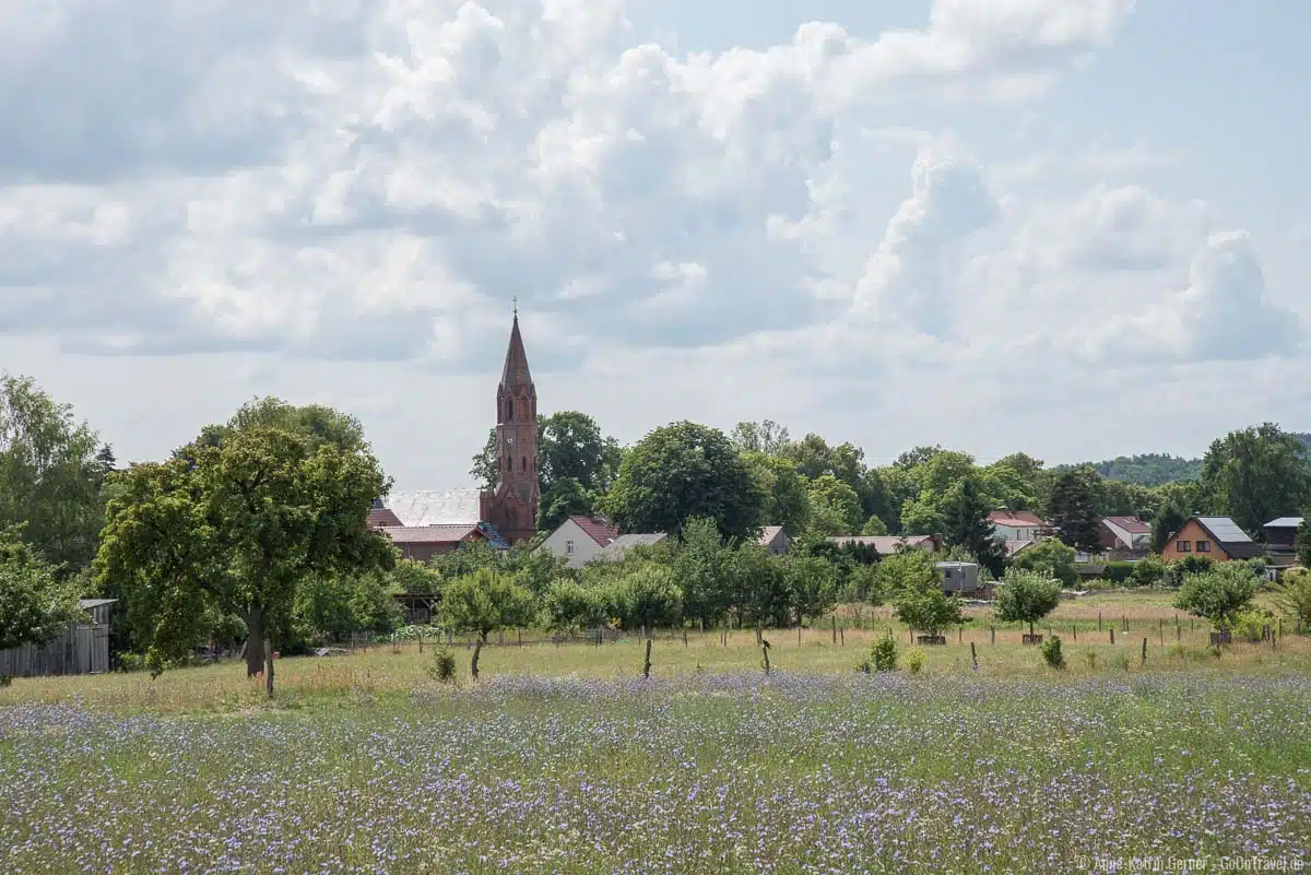 Brodowiner Dorfkirche im Sommer Brodowiner Dorfkirche im Sommer