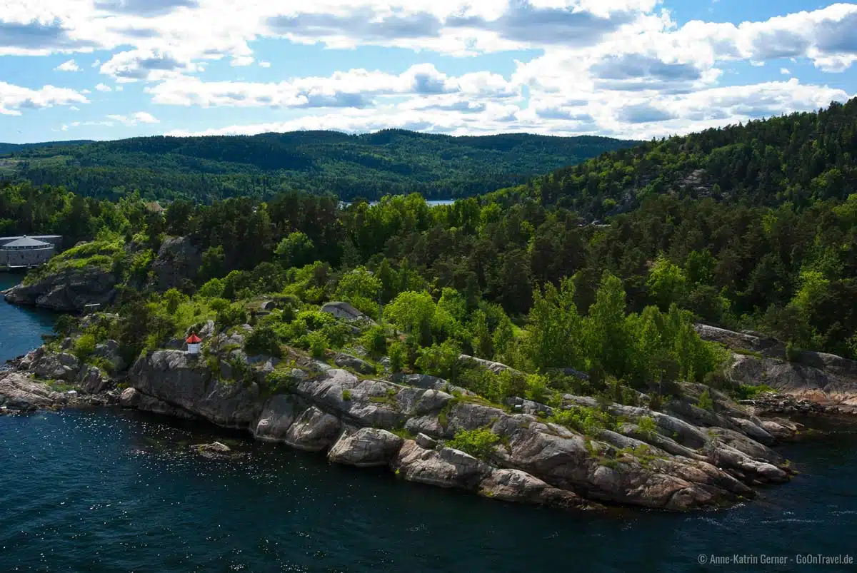 Oslofjord im Sommer 