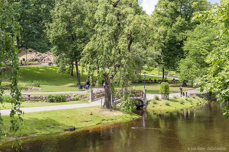 Der Park von Riga Der Park von Riga