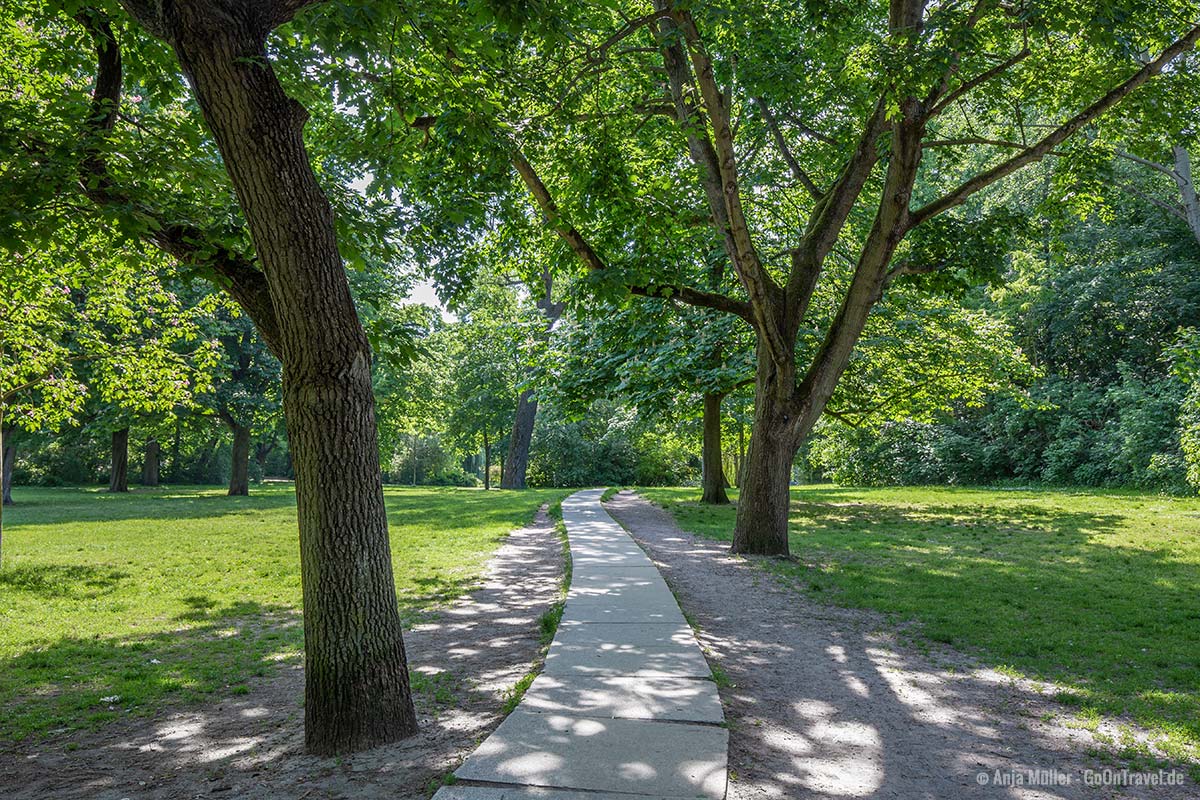 Unterwegs im Volkspark Friedrichshain